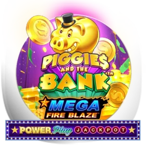 Mega Fire Blaze: Piggies and the Bank Power Play Jackpot