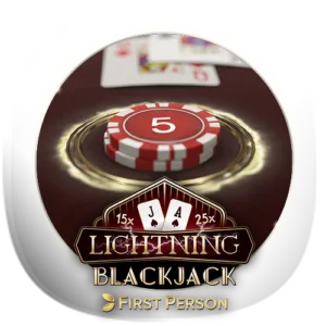 First Person Lightning Blackjack