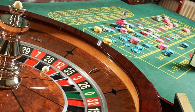 Roulette Wheel and Table